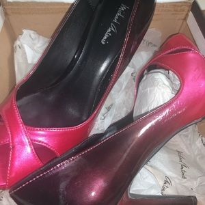 Pink ombré heels
